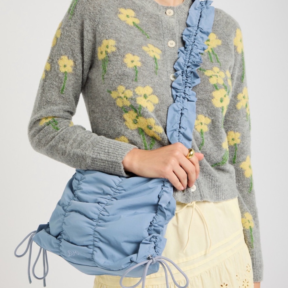 Damson Madder ruched bag